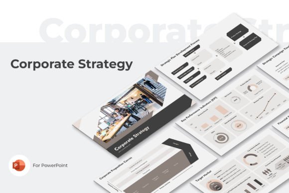 Corporate Strategy PowerPoint Graphic Presentation Templates By JetzTemplates