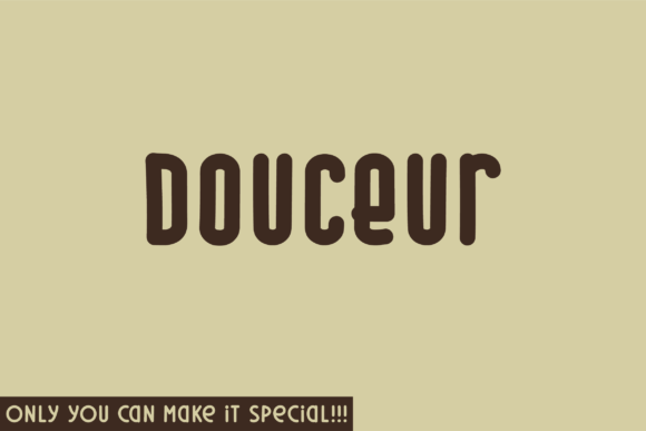 Douceur Sans Serif Font By Hanna Bie