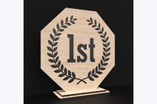 Laser Cut Trophy Awards Svg Files Graphic 3D SVG By ThemeXDigital 7