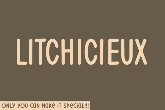 Litchicieux Fuentes Sans Serif Fuente Por Hanna Bie