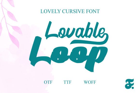Lovable Loop Script & Handwritten Font By anomali.bisu
