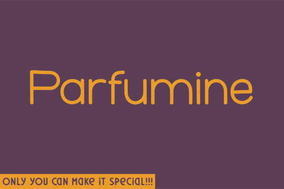 Parfumine Sans Serif Fonts Font Door Hanna Bie