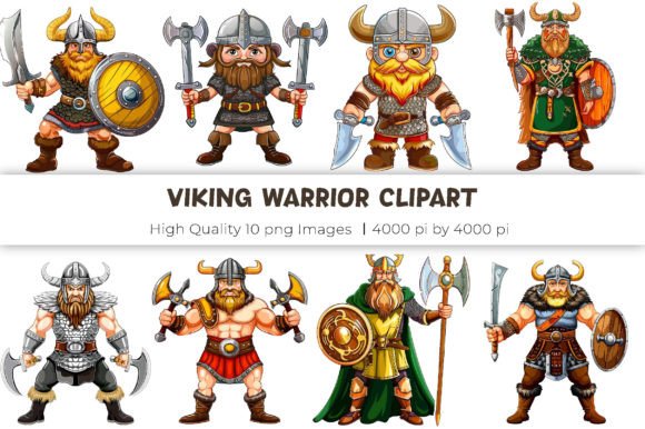 Viking Warrior Clipart Illustration Illustrations Imprimables Par mirazooze