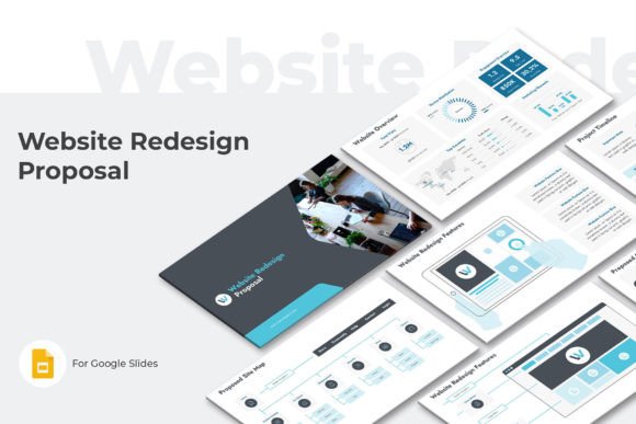 Website Redesign Proposal Google Slides Graphic Presentation Templates By JetzTemplates
