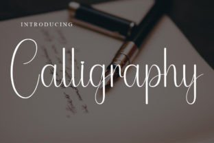 Calligraphy Script & Handwritten Font By Garcio 1