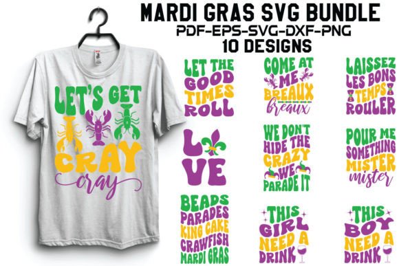 Mardi Gras SVG Bundle Graphic Crafts By creativekhadiza124