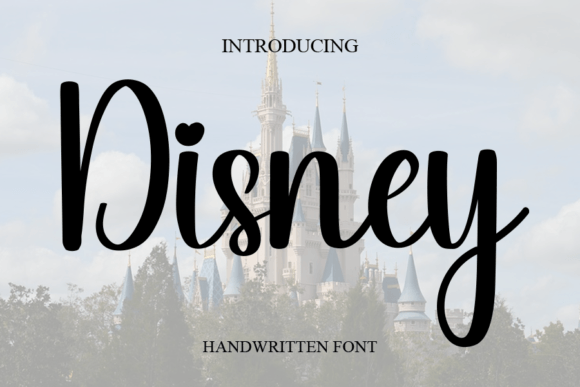 Disney Script & Handwritten Font By cans studio