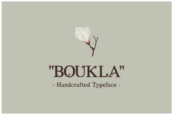 Boukla Serif Font By neonymfos