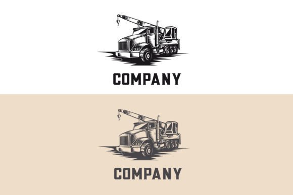 Construction Heavy Machine Logo Design Gráfico Logos Por kidsidestudio