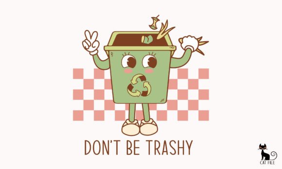 Earth Day Don’t Be Trashy Sublimation Gráfico Diseños de Camisetas Por Pod T-shirt Business 99