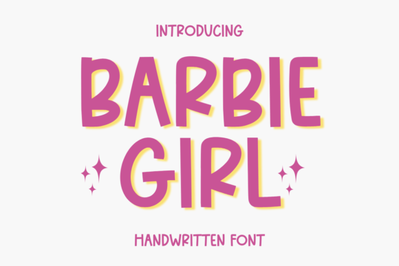 Barbie Girl Display Font By Sakti Avellin