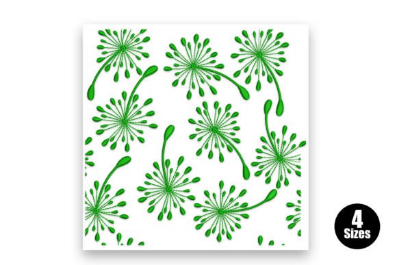 Dandelion Quilt Block Backgrounds Embroidery Design By Embiart