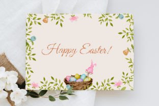 Easter Frames. Watercolor Set. PNG Grafika Ilustracje do Druku Przez Watercolor_by_Alyona 4