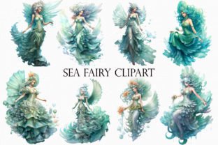 Sea Fairy Clipart Graphic AI Transparent PNGs By Mehtap Aybastı 1