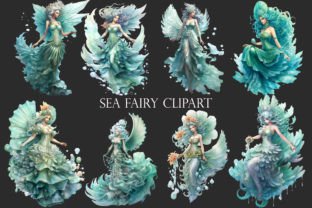 Sea Fairy Clipart Graphic AI Transparent PNGs By Mehtap Aybastı 2