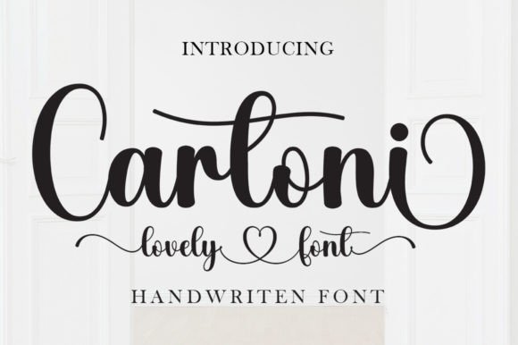 Cartoni Script & Handwritten Font By Kama Studio