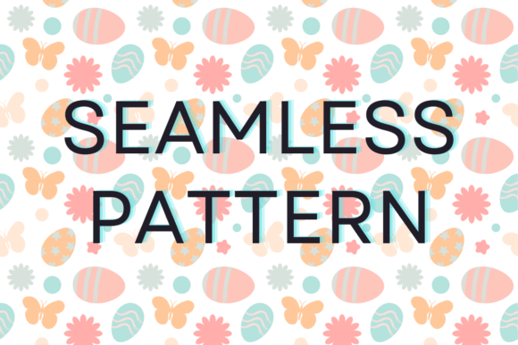 Easter Seamless Pattern, FIGITAL PAPER Graphic Graphic Templates By Come Cosi Design