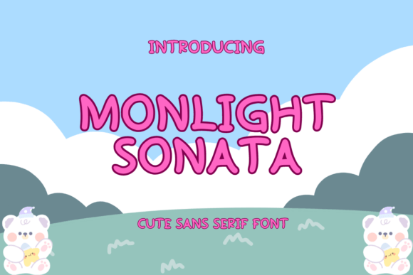 Monlight Sonata Sans Serif Font By SiapGraph
