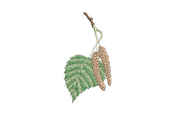 Birch Leaf Forest & Trees Embroidery Design By EmbArt