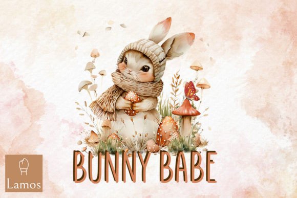 Bunny Babe Gráfico Plantillas de Impresión Por Lamos Sublimation