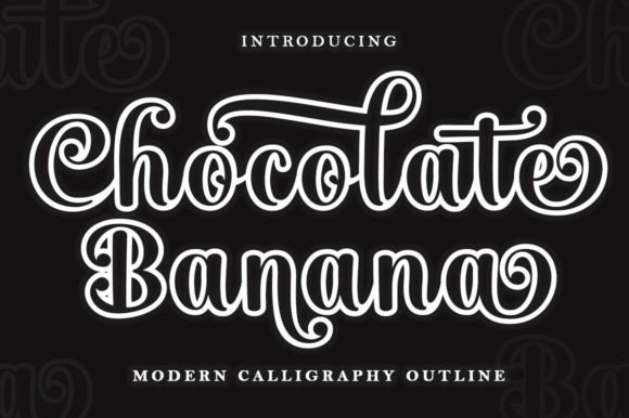 Chocolate Banana Script & Handwritten Font By madjack.font