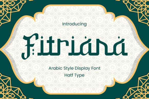 Fitriana Display Font By Hatf Type