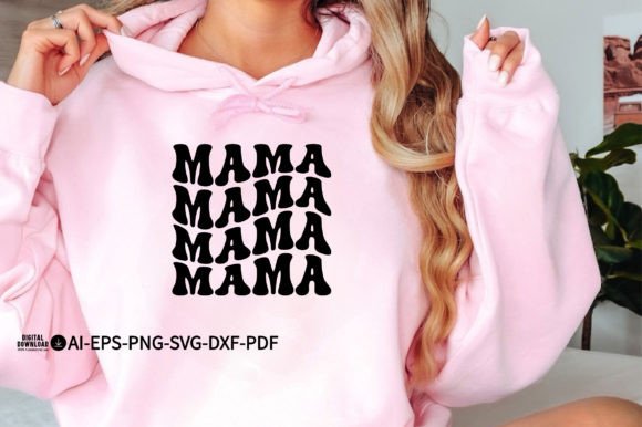 MAMA, Mother's Day SVG Graphic T-shirt Designs By TheCreativeCraftFiles