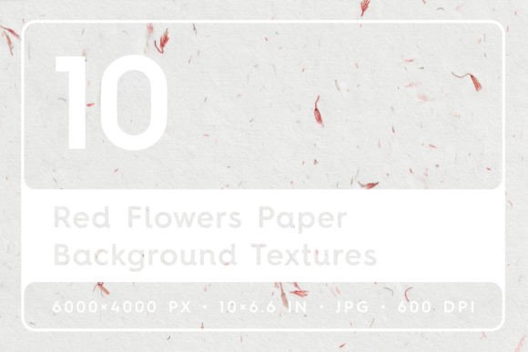 Red Flowers Paper Textures Background Graphic Textures By Textures and Backgrounds Store