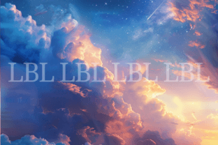 Shooting Star Ethereal Sky Backgrounds Graphic Backgrounds By Laura Beth Love 4