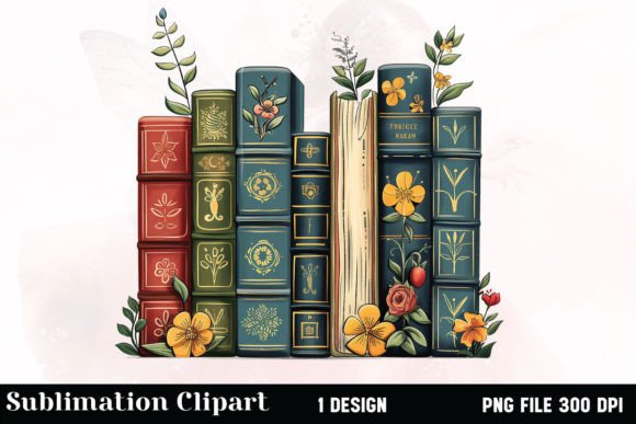 Watercolor Book Clipart Graphic Illustrations By Vertex