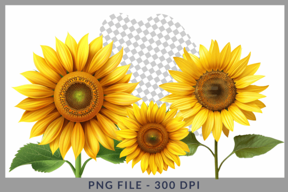 Summer Sunflower Art Print Nature Lover Graphic Illustrations By jaiprakan.a