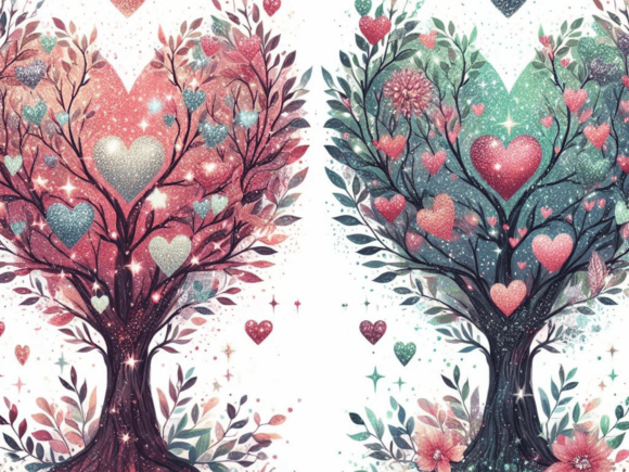 Heart Tree Sublimation Clipart Graphic Graphic Illustrations By dsgncurve