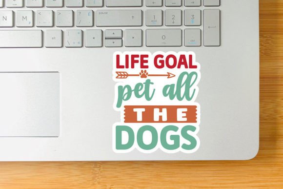 Life Goal Pet All the Dogs-01 Illustration Artisanat Par DollarSmart