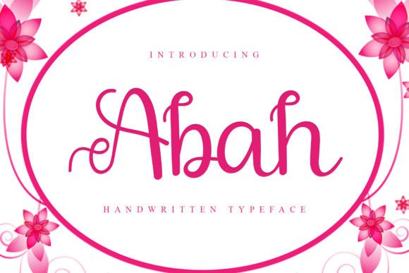 Abah Script & Handwritten Font By GiaLetter