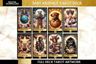Baby Animals Tarot Deck Cute Animals Png Illustration Illustrations AI Par Rewardy Game 2