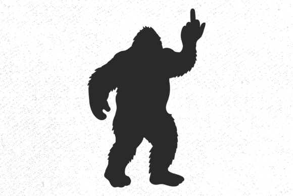Bigfoot Svg, Yeti Svg, Silhouette, Wild Gráfico Ilustraciones Imprimibles Por camelsvg
