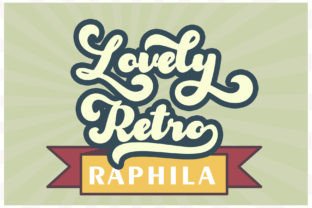 Raphila Retro Script & Handwritten Font By Sulthan Studio 6