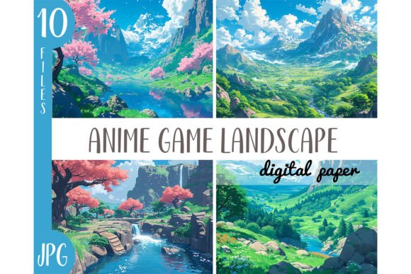 Anime Backgrounds Clipart - China Game Graphic Illustrations By ArtfulStudio