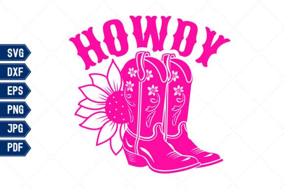 Cowgirl Svg Png Howdy Western Clipart Graphic Crafts By tinoko.shop
