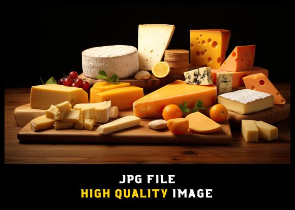 Different Various of Delicious Cheese Graphic AI Graphics By WODEXZ