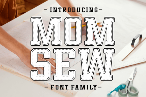 Mom Sew Slab Serif Font By Ade (7NTypes)