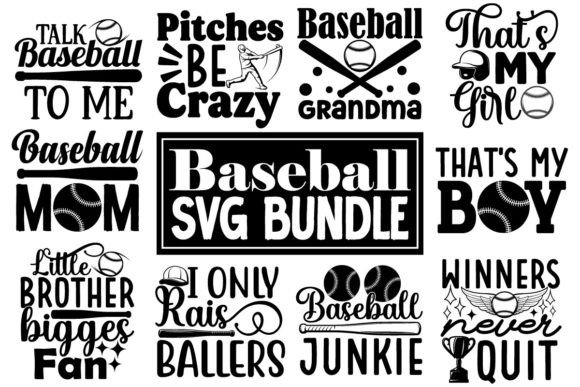Baseball SVG Bundle Graphic T-shirt Designs By Lima Creative