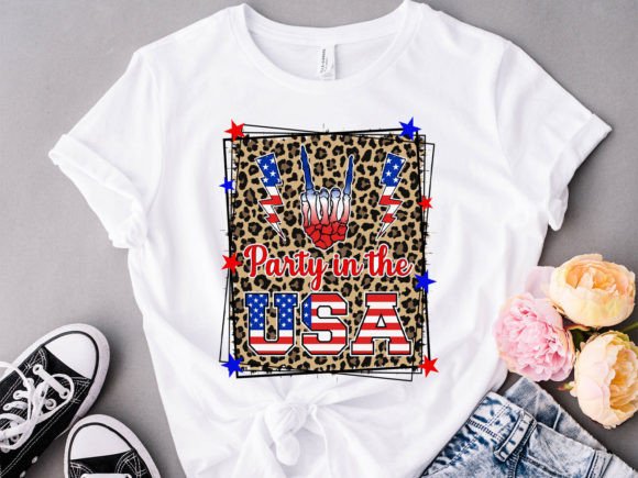 Party in the Usa, Funny Sublimation PNG Graphic T-shirt Designs By PODxDESIGNER
