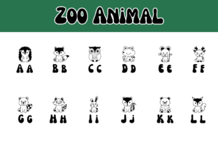 Zoo Animal Dingbats Font By Chonada 2