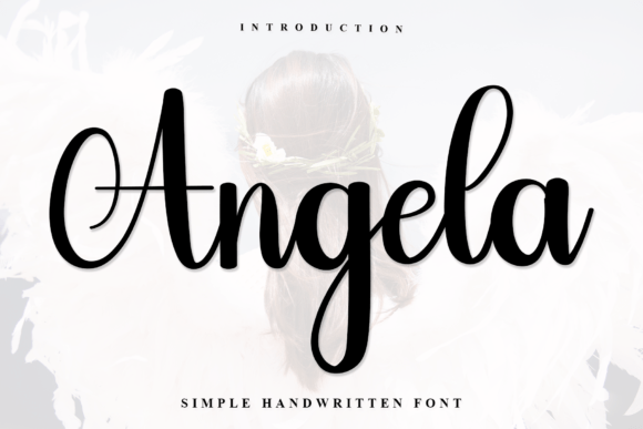 Angela Script & Handwritten Font By Inermedia STUDIO