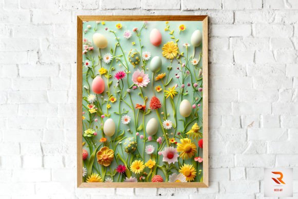 Beautiful Flowers & Easter Eggs Art Gráfico Fondos Por Ricco Art