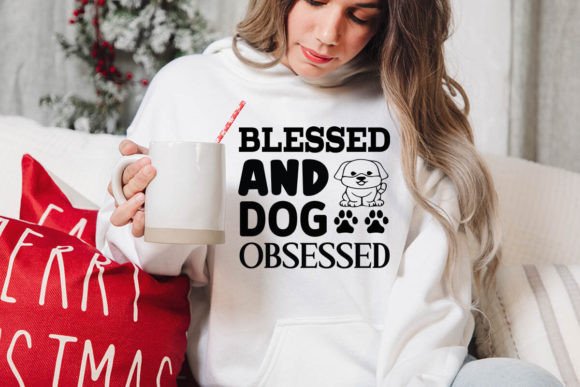 Blessed and Dog Obsessed-01 Gráfico Manualidades Por DollarSmart