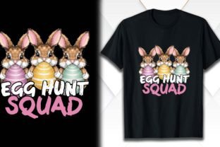EGG Hunt Squad Easter T-shirt Design Grafika Projekty Koszulek Przez CatchyStore