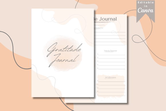 Gratitude Journal Template Graphic Print Templates By The Grateful Studio