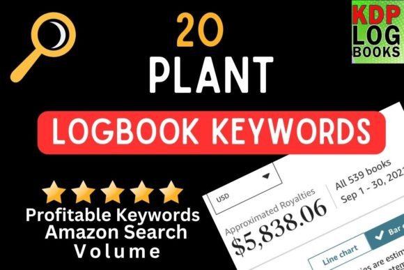 Plant Logbook Keywords Amazon KDP Graphic KDP Keywords By Nancy's Design Hub